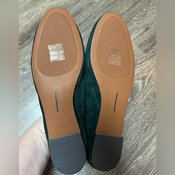 Madewell Remy Mary Jane Flat in Midnight Forest Suede NWOB Size 10 - Picture 9 of 10